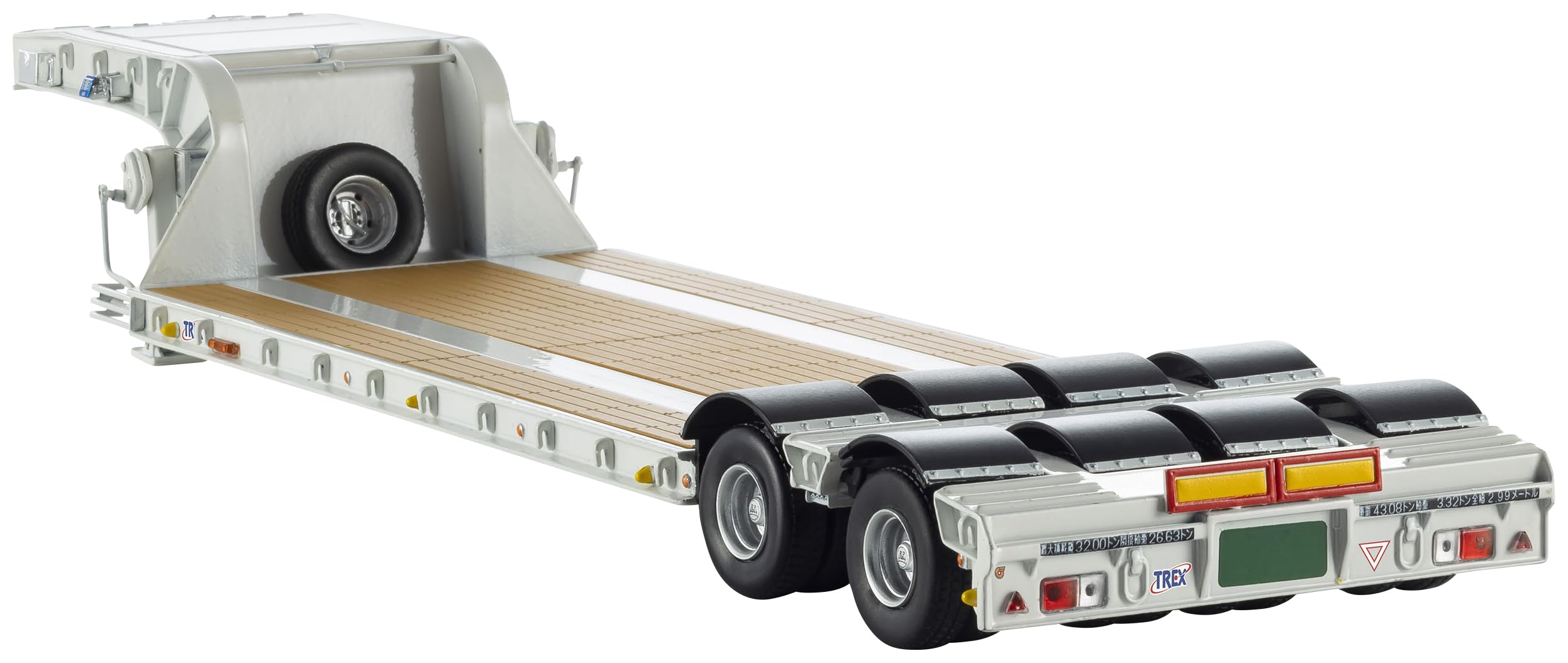 

Kyosho Original Nippon Trex Heavy Equipment Transport Белый Готовый продукт 1/43 Полуприцеп
