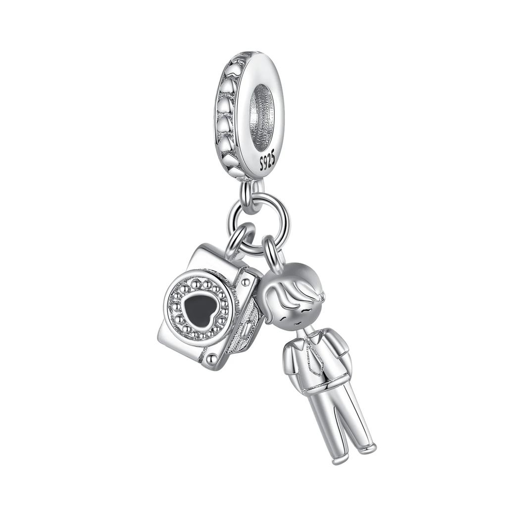 Copper Heart Circular Animal Beads Fit Original Charm Bracelet Women Diy Fashion Copper Jewelry Making