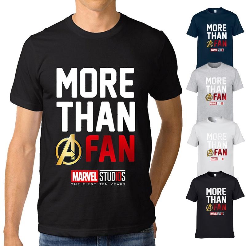 Marvel Studios More Than A Fan 10th Anniversary Avengers T-shirt With Premium Quality