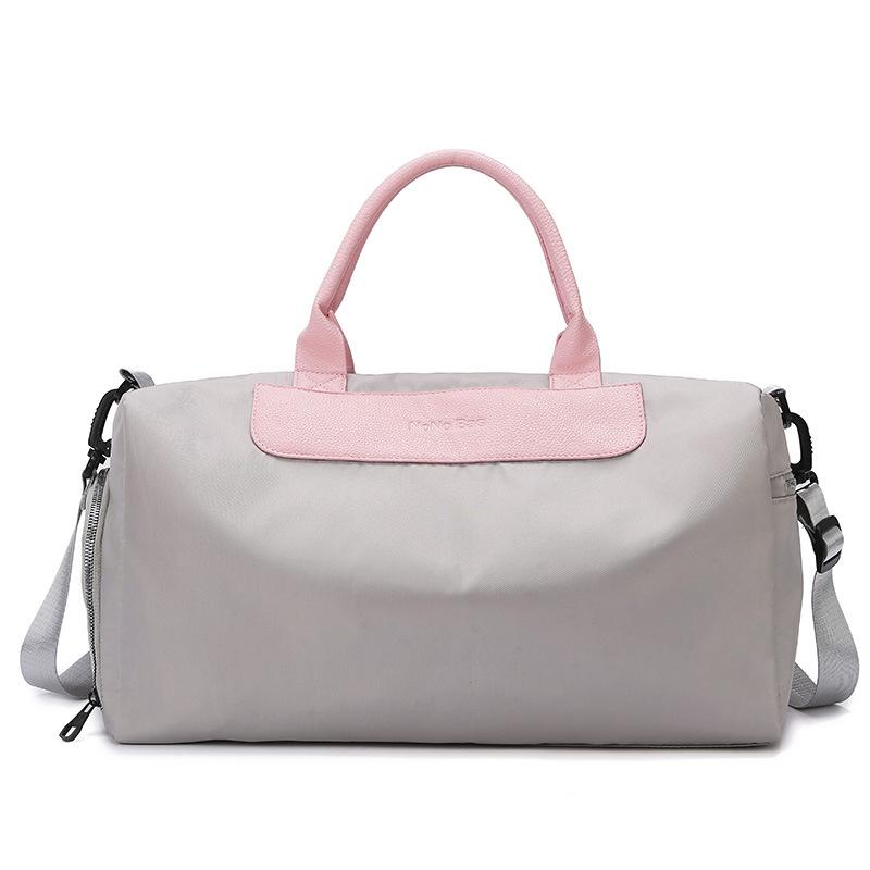 

Многофункциональная дорожная сумка, большая вместительная спортивная сумка, сухая и влажная разделительная спортивная сумка, женская сумка для багажа с разделительной сумкой для обуви серый