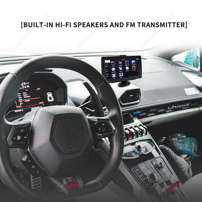 Car GPS Navigation 7 Inch Touch Screen GPS Navigator Truck Sunshade Sat Nav 256MB Europe Map GPS Navigators Support FM