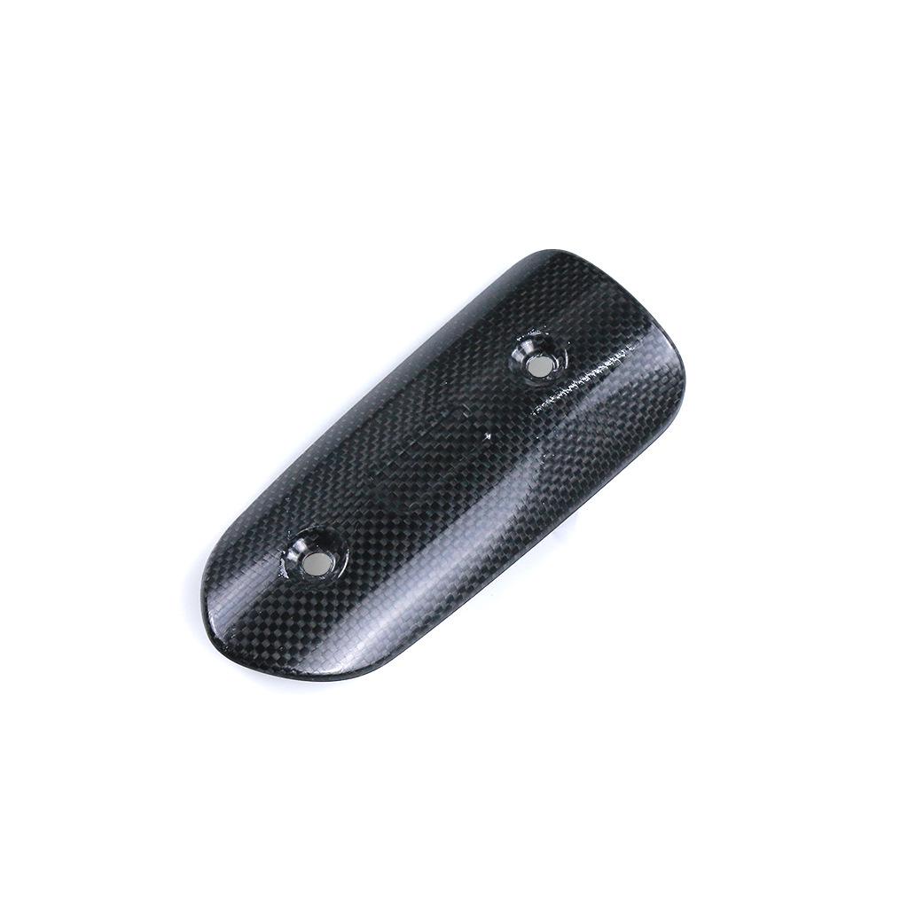 Motorcycle Carbon Fiber Exhaust Heat Shield - Anti-Scald, High-Temperature Resistant Cover.