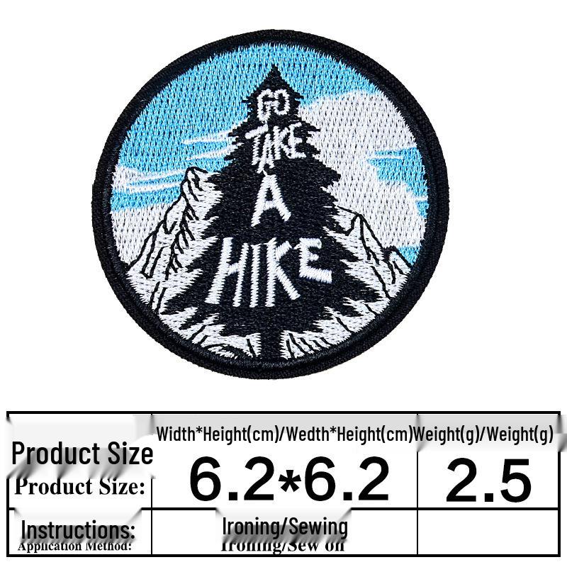 Junle Iron-On Woven Label & Cloth Patch Set