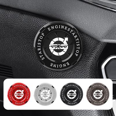 Metall-Schutzhülle für Auto-Startknopf für Xc60 Xc90 V40 V60 S60 V50 V90 S80 C40 XC40 V70 XC70 C30 C70 EX90 Rdesign