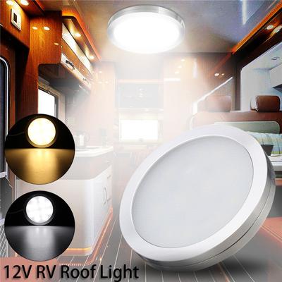 12V LED Recessed Down Light Caravan Interior Lighting Roof Ceiling Light Cabinet Lamp For Camper RV Trailer Boat Van