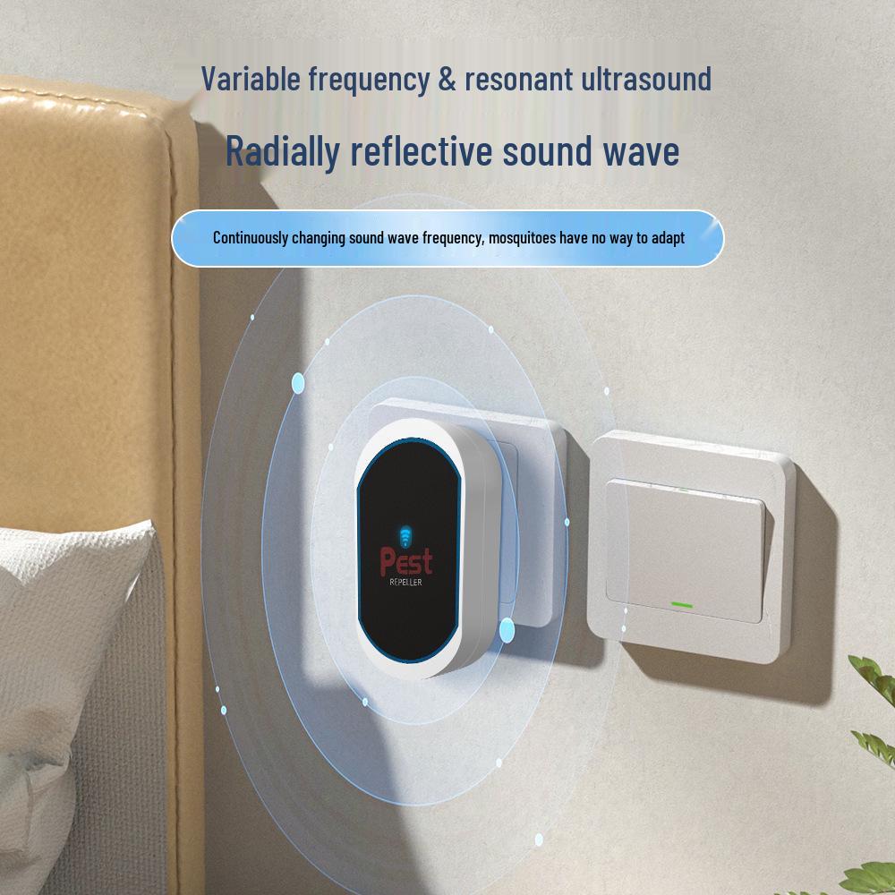 Ultrasonic Electronic Household Pest & Mosquito Repeller - Mini Size, US Standard