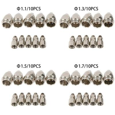 Nozzle Tip Electrode P 80 10pcs Consumable Torch Kit Plasma Cutter New