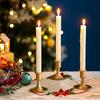 Gouden Taper Kandelaars, Kandelaars, Metalen Kaarsenhouders voor Bruiloft Tafeldecoraties Kerstmis Verjaardagsfeest Vakantie
