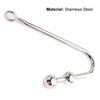 Vintage Prostate Anal Deep Insertion Hook Safe Silver Color Anal Hook Stimulator Toy