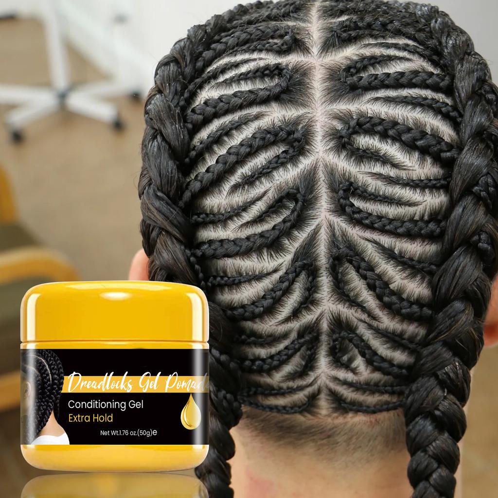 Dreadlocks Hair Gel Wax Long Lasting, Dreadlocks From Falling Out, Moisturizes, Provides Natural And Styling Benefits.