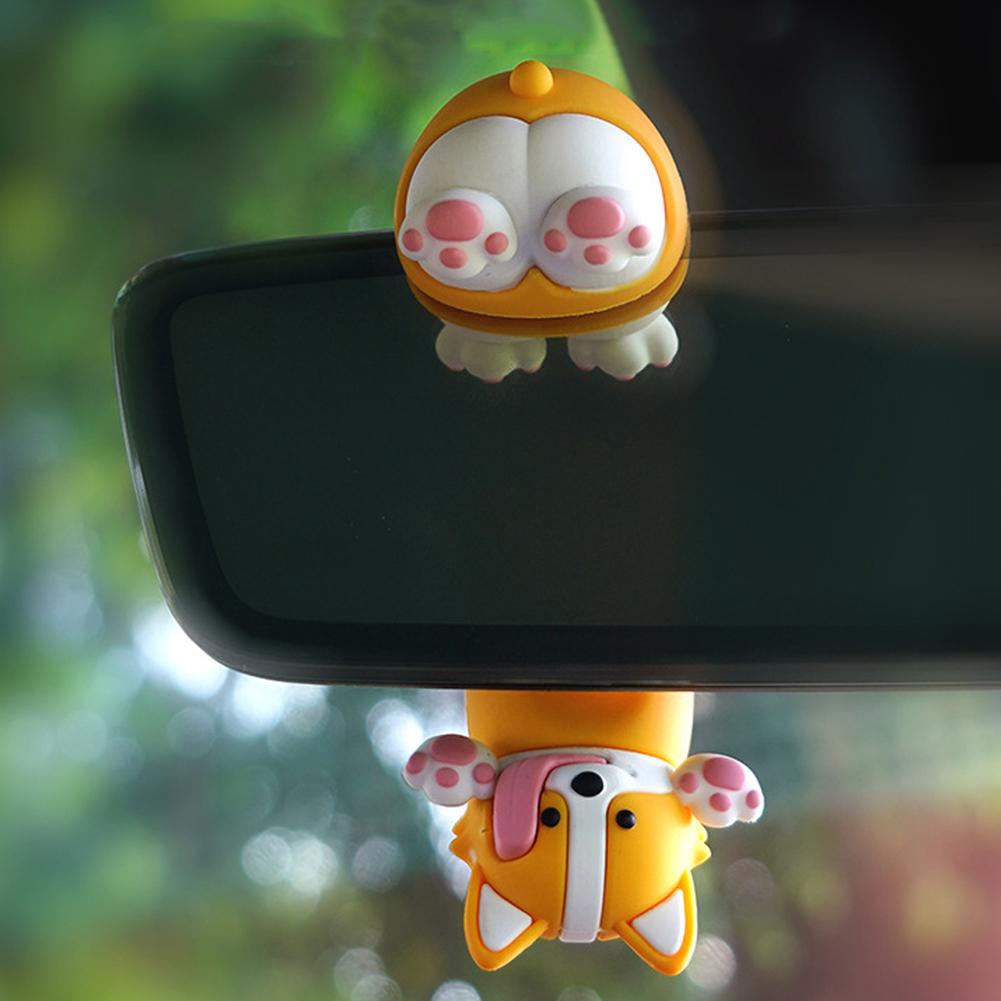 Car Air Freshener Rearview Mirror Shaking Head Puppy Aromatherapy Mini Cute Decoration Car Accessories Interior Perfume Gifts