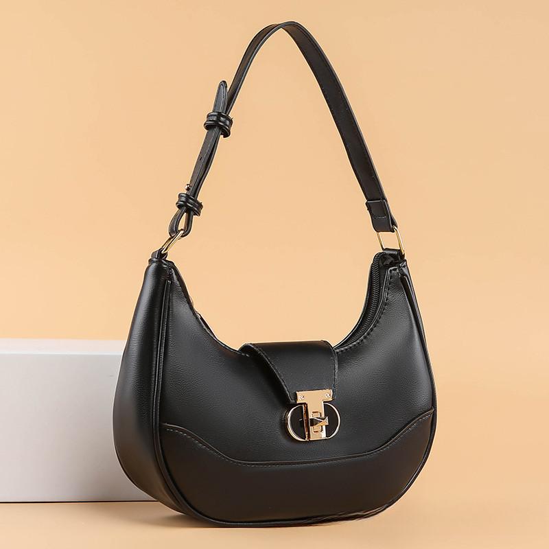 Ielgy All-Match Underarm Bag High-End Feeling Ladies One-Shoulder Dumpling Bag