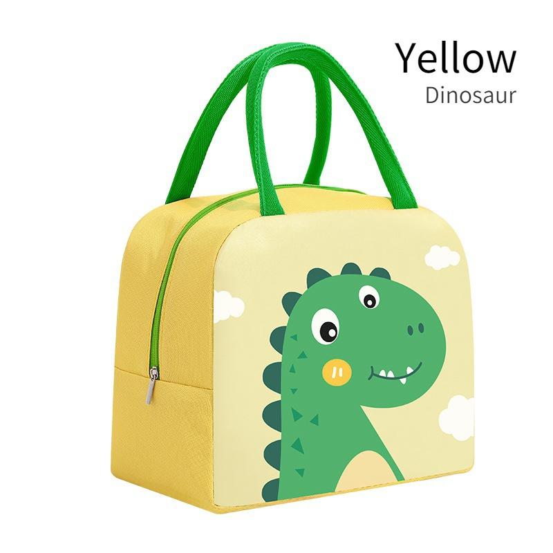 Children Lunch Bag Portable Cute Dinosaur Animals Waterproof Food Warmer Lunch Box Bento Insulated Bag Kids School Food Storage Bags
