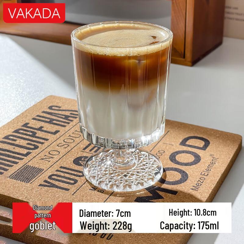 VAKADA Glass Cocktail Cup