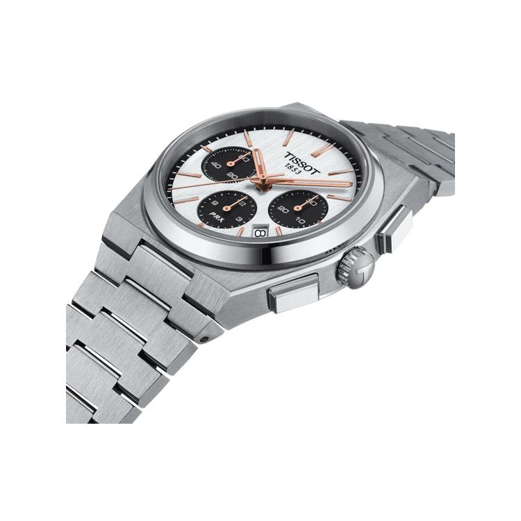 Tissot Colecția PRX Mișcare Mecanică Automată Ceasuri pentru Bărbați Ceas 42mm Cadran Alb Carcasă din Oțel Inoxidabil T137.427.11.011.00