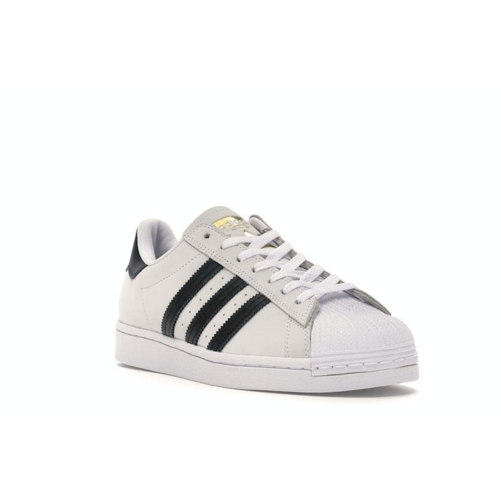 Adidas Superstar White Black Men Sneakers Cloud-White Core-Black Gold-Metallic FV0322