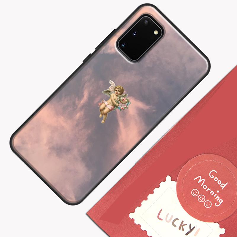 Cute Angels Aesthetic Aesthetics Phone Case For Samsung Galaxy S26 S25 Ultra S20 S21 S22 S23 S24 S10 Plus S25 FE Cover Shell