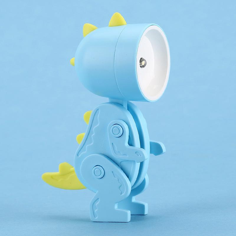 Creative Mini Led Desk Lamp Cartoon Folding Table Lamp Kids Room Bedroom Reading Book Light DIY Desktop Ornament Holiday Gifts