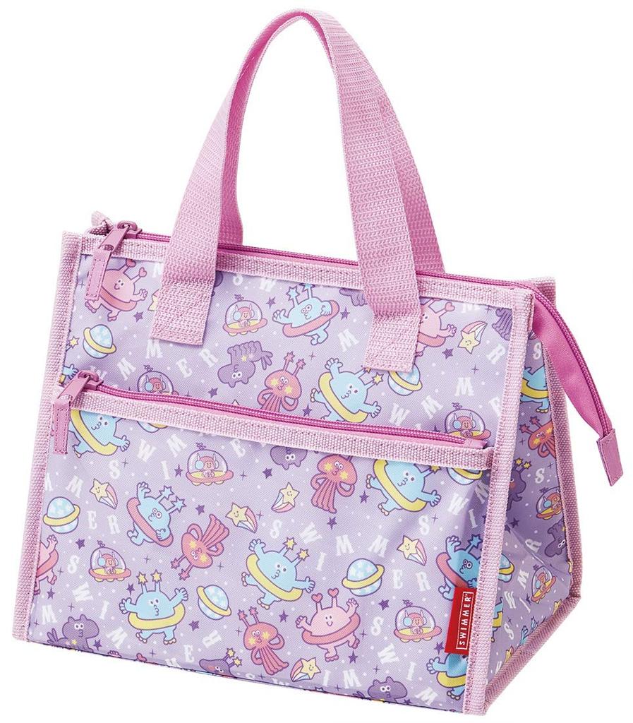 Skater Lunch Keeps Lunch Boxes from KCLW1 Bag, Swimmer, 2-Tier, Tipping,