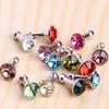 10 PIÈCES Mignon Strass Brillant Bouchon Jack Casque Audio Beau et Simple Anti-Poussière Accessoires 3.5mm
