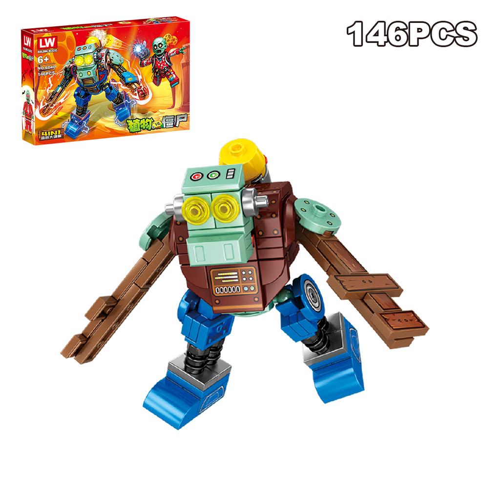 Non-Toxic New Plants Vs Zombies 3 Pvz Toys Building Blocks Full Set Gift For Children Box-Packed Children'S Dolls Action Figure Building Model