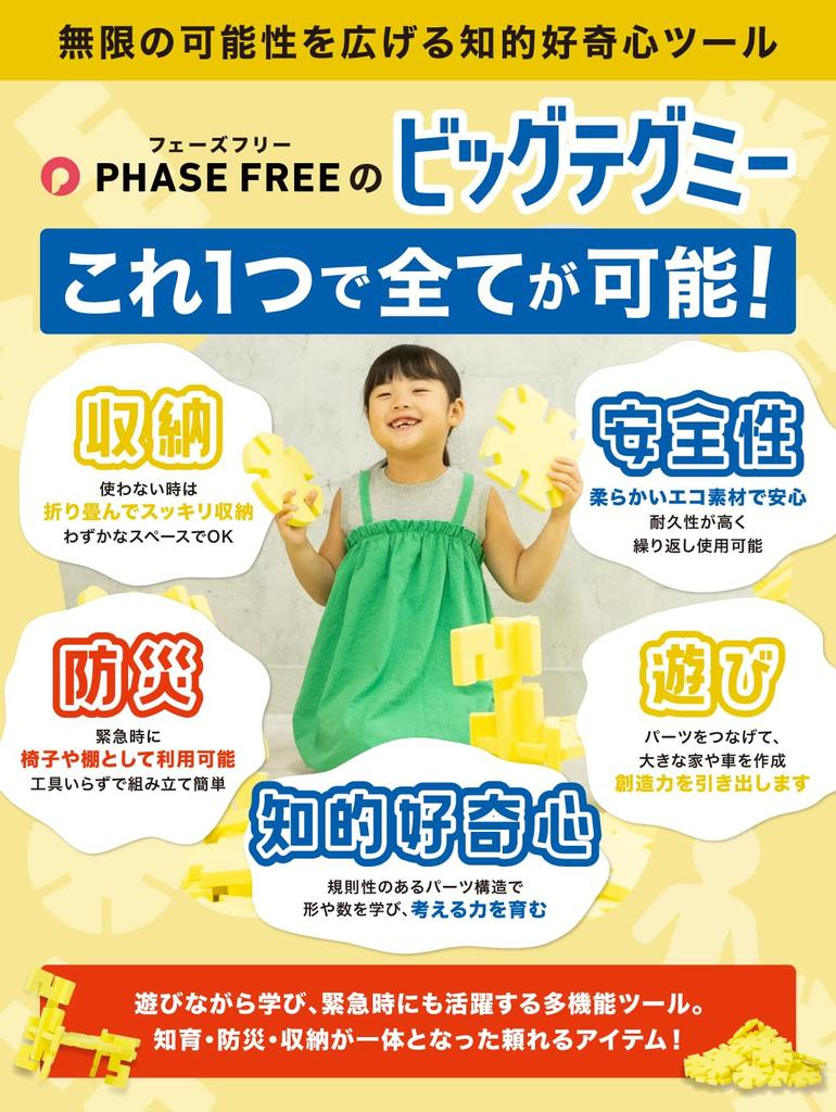 that foster Big Tegumy Mini Set Blocks Educational Toys Toys Present 1 Year Old 2 Year Old 3 Year Old 4 Year Old 5 Year Old 6 Year Old [Toys