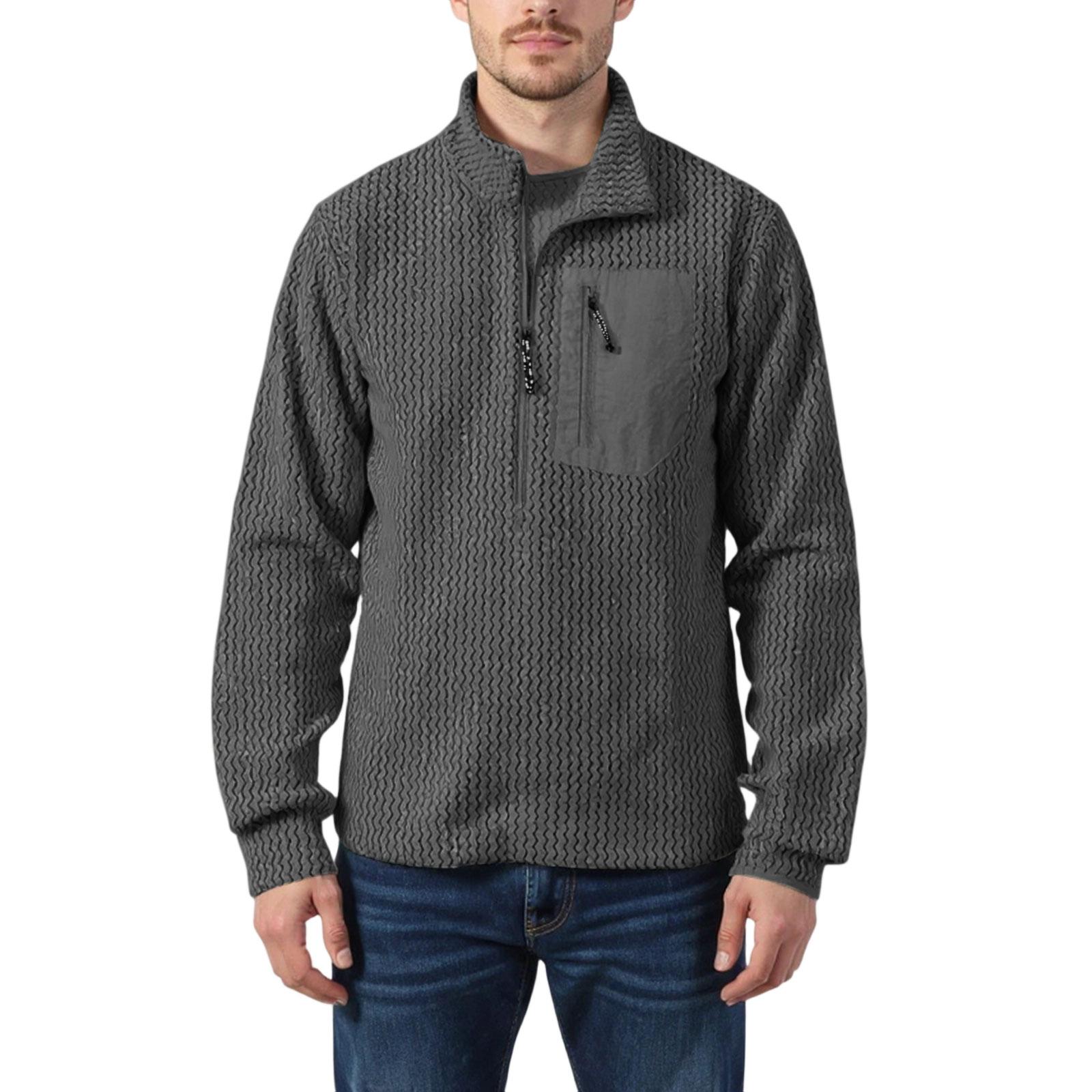 

Мужская И Женская Уличная Мода Половина Молнии Досуг Флисовая Коллекция Толстовка с Капюшоном XXXL