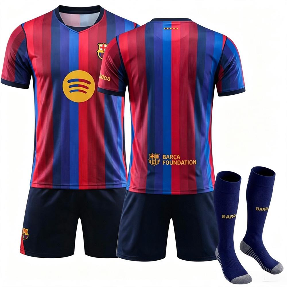 2627 Pedri Trikot Sport Barcelona Heim Fußballuniform Champions League Version Nein. 10 Yamal Messi Anzug