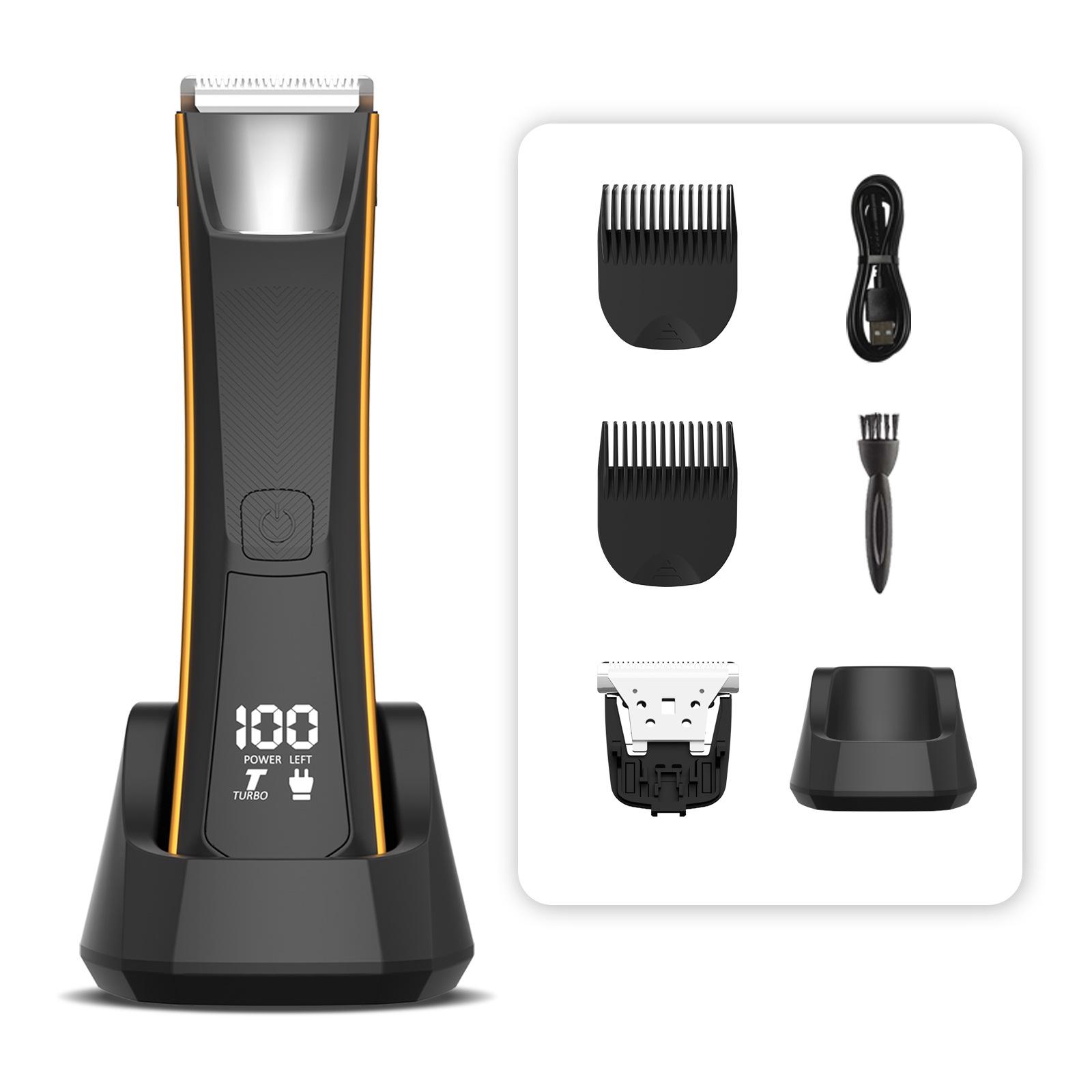 Men s Multifunctional Electric Hair Trimmer - Anti-Clogging Shaver for Private Grooming