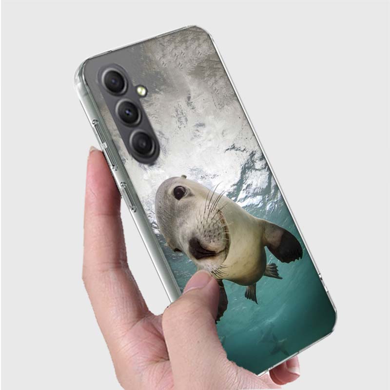 Seal Alert Phone Case for Samsung A16 A26 A36 A56 A17 A37 A57 A07 A06 A02S A03 A04S A05S Galaxy Note 20 10 A50S A71 A51 A31 A30