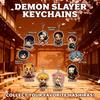 Chaveiro Pingente Acrílico Demon Slayer Kimetsu Yaiba Tanjiro Nezuko Merchandise de Anime Personalizado Pronta Entrega sem Carregar Mini Leve Portátil Fofo 2