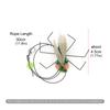 5pcs Simulation Small Flying Insects Replacement Accessories for Cat Teasers Toys Kitten Feather Toys Pet Supplies
