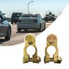 Zuverlässige Messing 8mm Batterieklemmen Korrosionsbeständige Ausführungen Kabelklemmen für 12V 24V 48V Automobilanwendungen