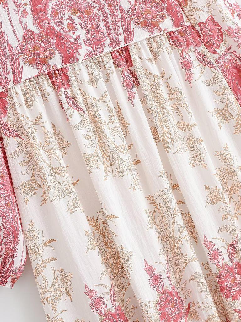 2026 Spring Bohemian Tassel Dress with European and American Style 