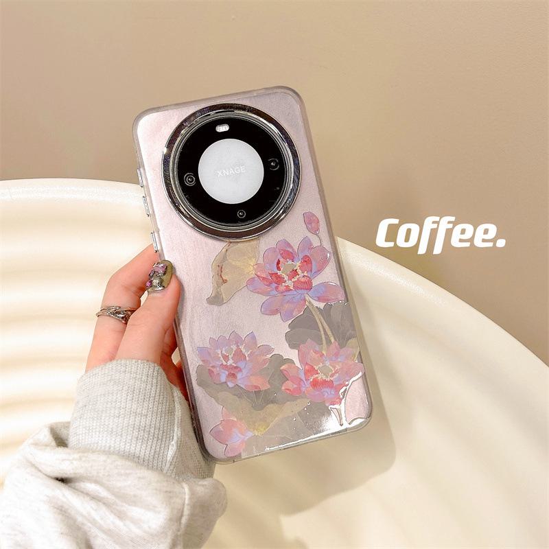 

Мягкий чехол-накладка в китайском стиле Lotus для Huawei Mate60Pro+ воплощает национальное искусство дзен и предназначен для женщин. Huawei Mate 60 Pro