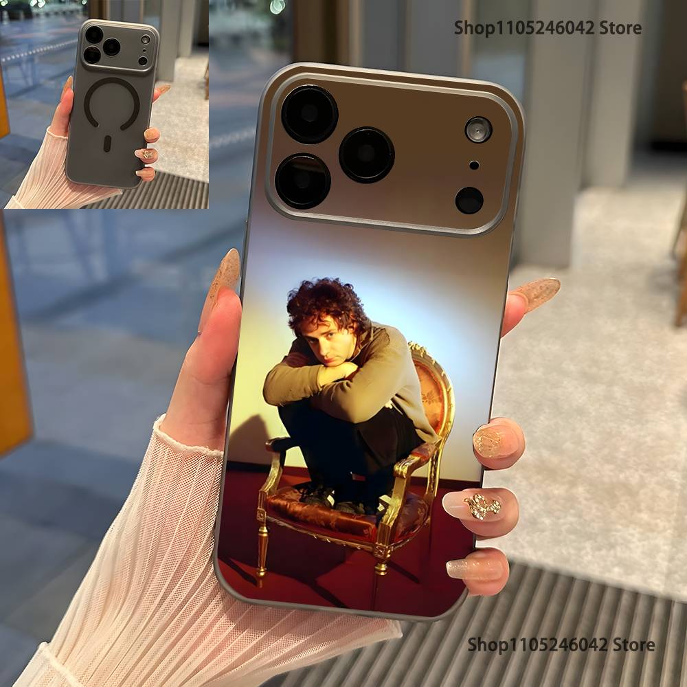 Singer G-Gustavo Cerati For iPhone 17,16,15,14,13,12,11,Pro,Max,Plus Transparent gray Phone Case Magnetic Wireless Charging
