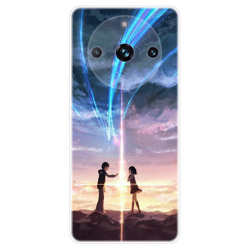 Pro Realme 11 Pro Pouzdro Realme11 Pro+ Měkký silikonový zadní kryt Kreslený obal na telefon Módní