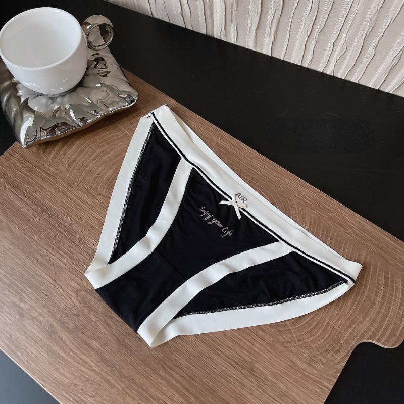 Roupa íntima sem costura com fenda alta elástica grande, algodão puro, sem costura, sexy, feminina, triângulo, roupa íntima