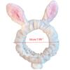 Color Matching Wash Face Hair Holder Soft Cartoon Rabbit Ear Shape Headband