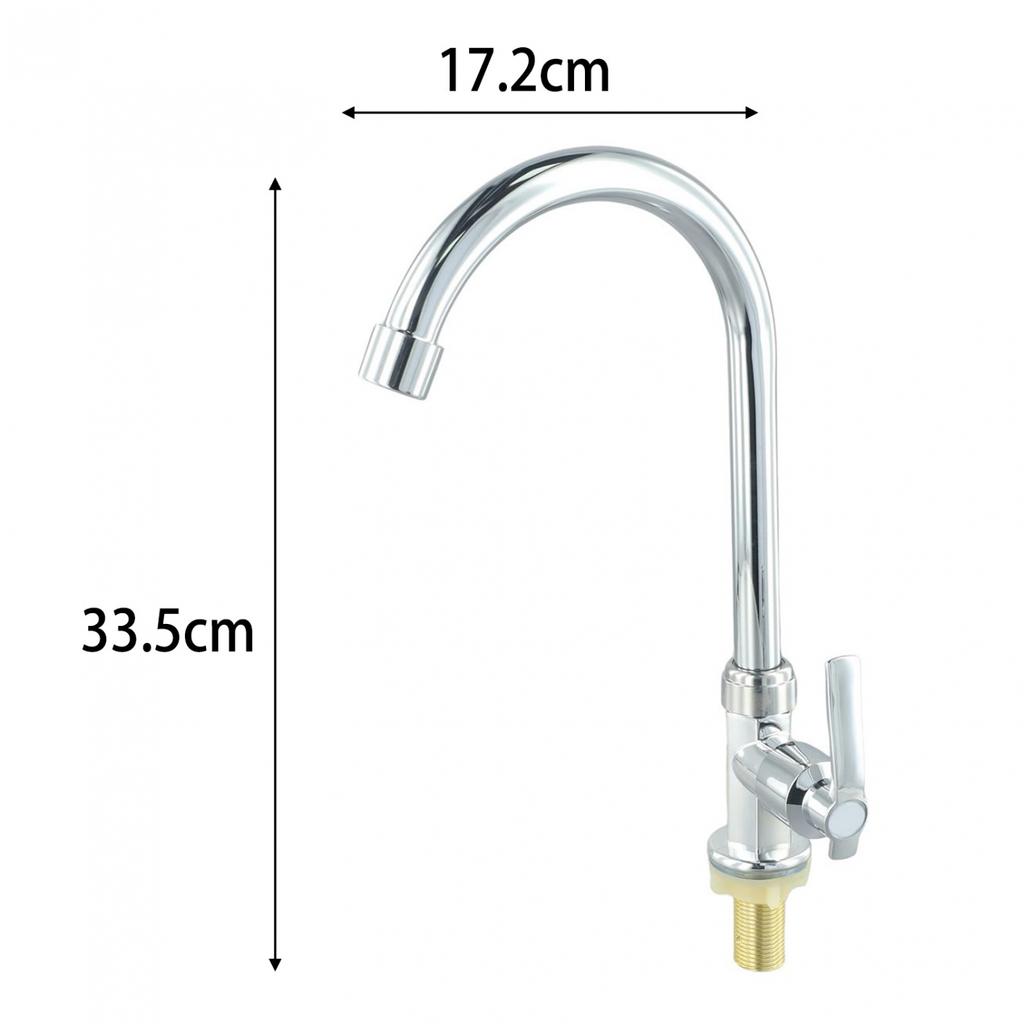 Sink Cold Taps Faucet Kitchen Sink Faucet Single Lever Hole Tap Cold Water