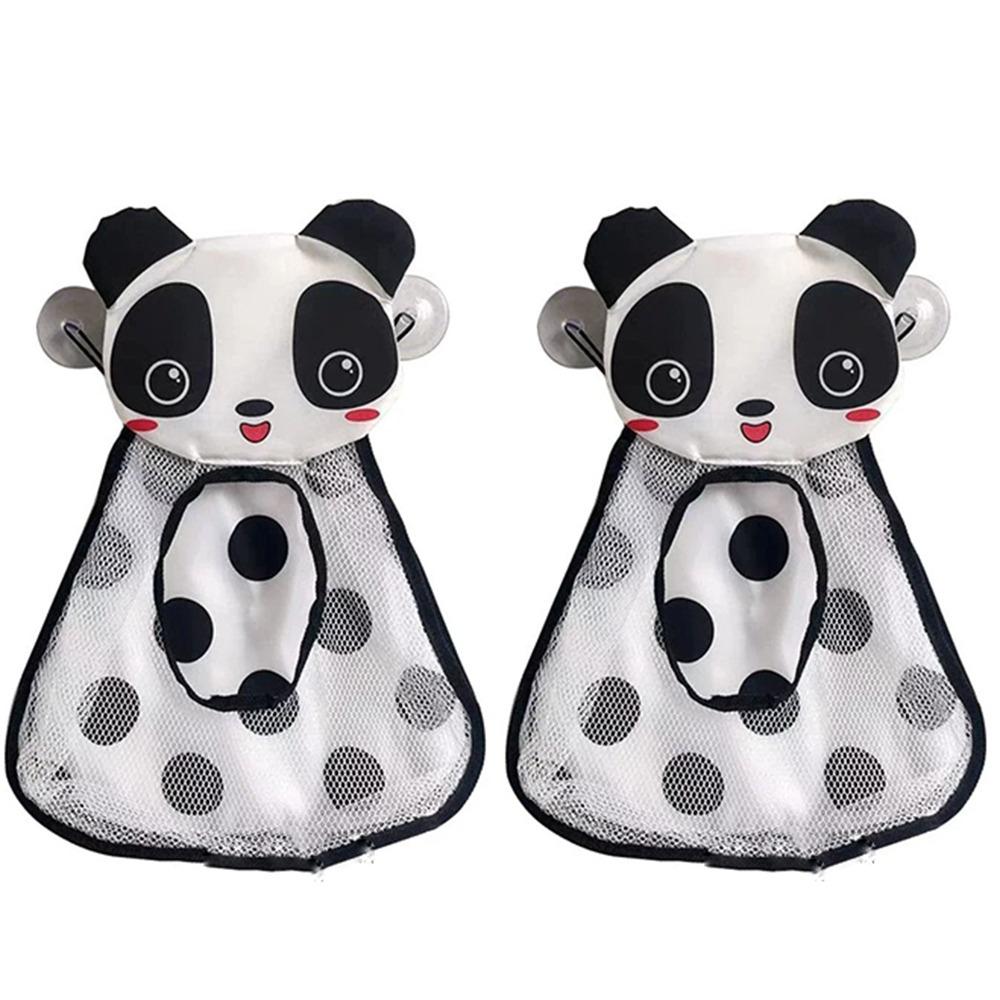 With Suction Cup Frog Mesh Net Bag Hanging Bath Game Bag Kid Basket Bathroom Organizer  Doll