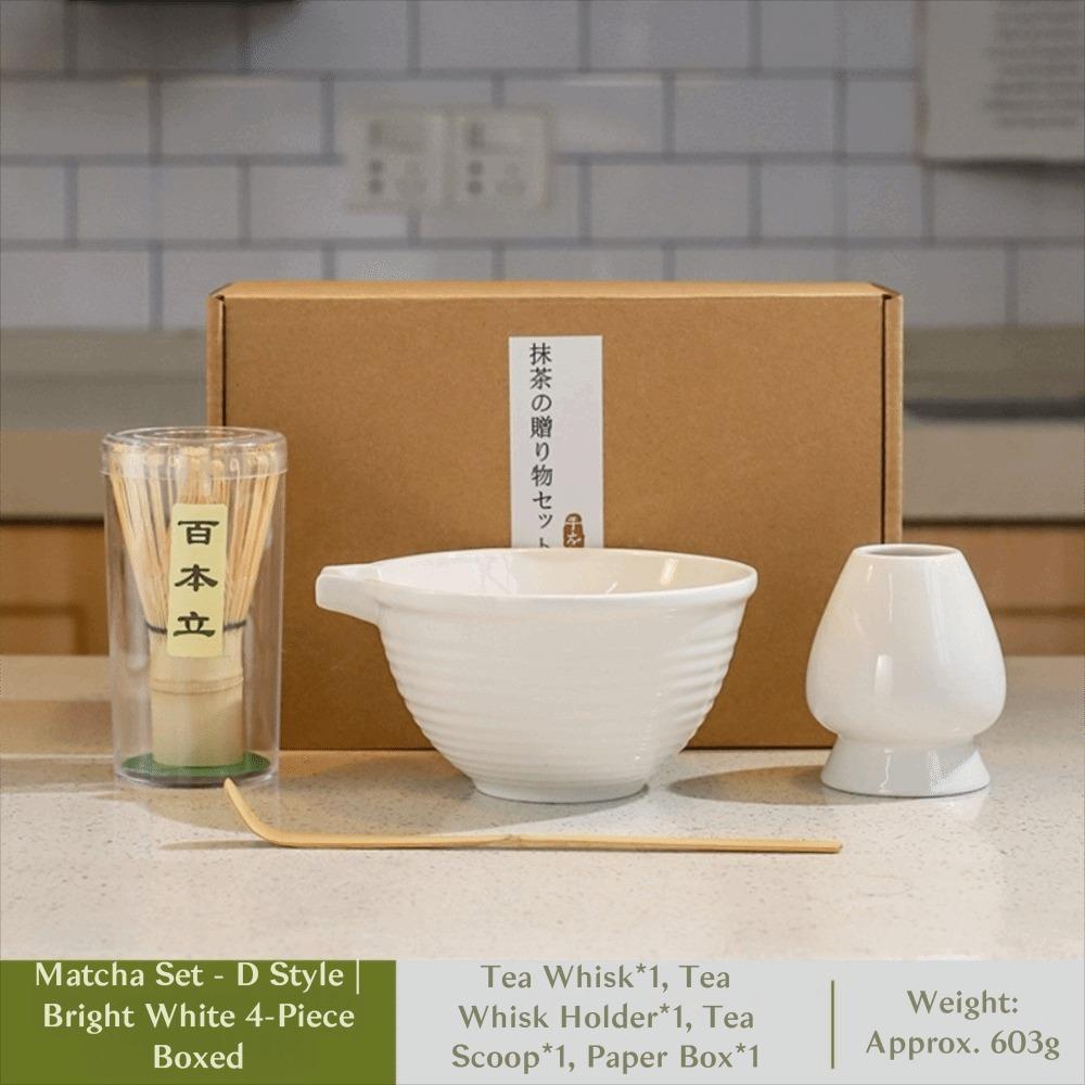 4PCS Matcha Whisk Holder Matcha Whisk Set Matcha Bowl Matcha Making Kit Tea Lovers