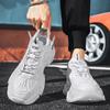 Fashion Men's Women Chunky Sneakers Fashion Versatile Leather Casual Sport Shoes Damping Wear-resistant Training Shoe Zapatillas Mujer