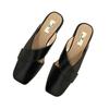 Niche Design Bag Head Half Slippers Outer Wear Summer One Pedal Muller Lady Flat Cool Slippers