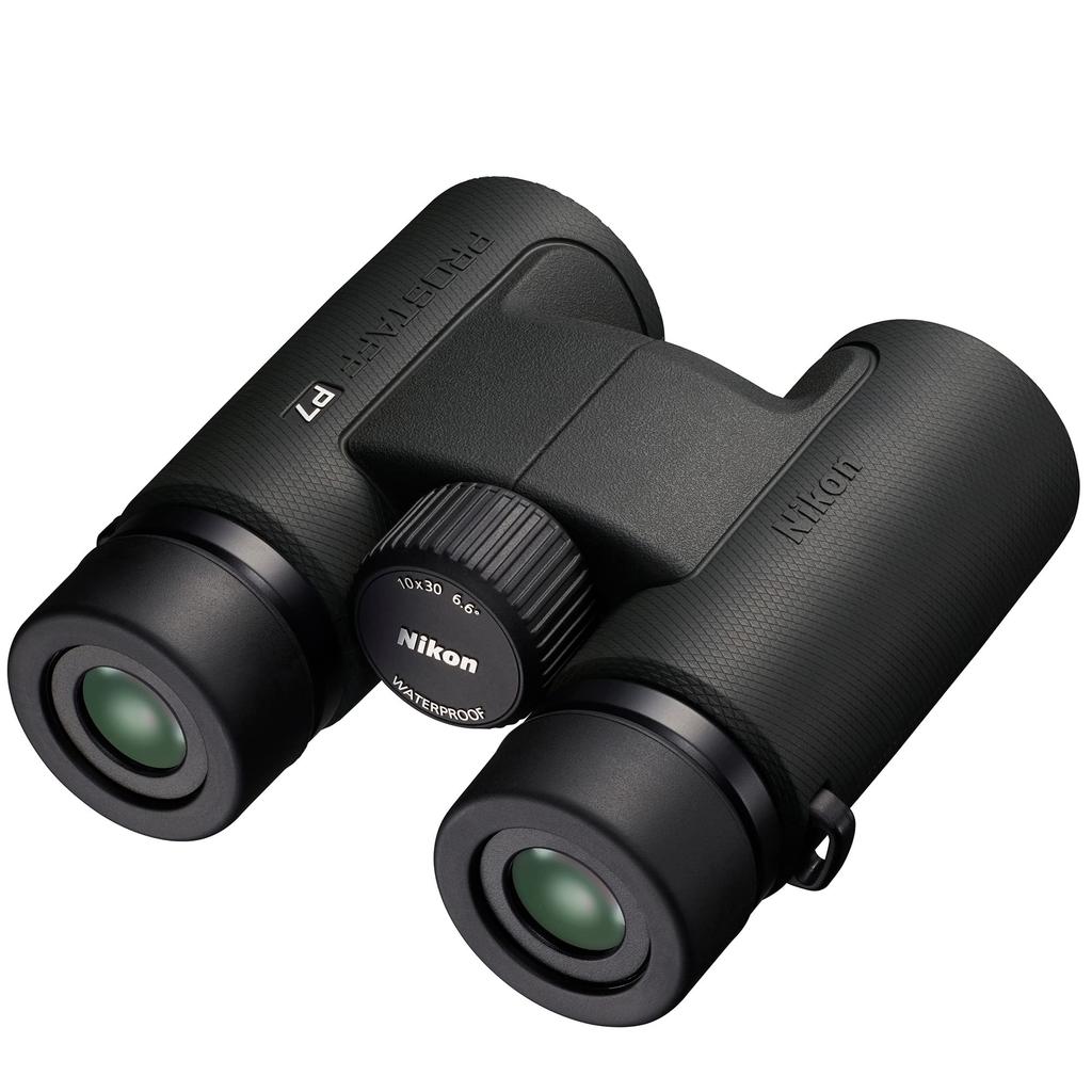Nikon Prostaff P7 10X30 Binocular Set with Harness and Lens Pen Cleaning System 3-Piece