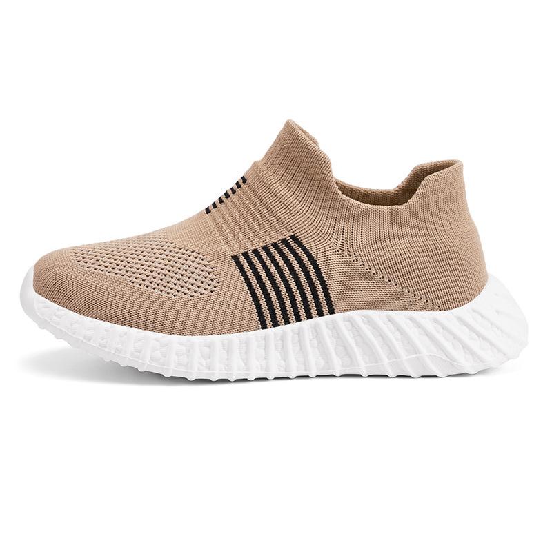 Spring and Summer New Casual Single Net Children's Sports Shoes Medium and Small Children One-pedal Casual Shoes