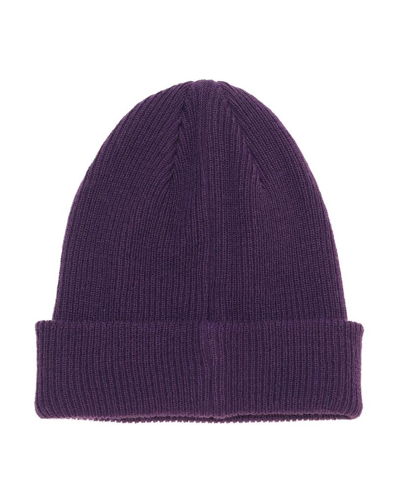 [TravisMathew] Căciulă tricotată pentru femei (Design cu clapetă, Etichetă de nume)  Căciulă Golf 7AK927 Prună OS