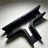 Plastic Corner Fixing Brackets 90Degree Angle Fixing Connectors for Wooden Boards Durability Furniture Reinforcement