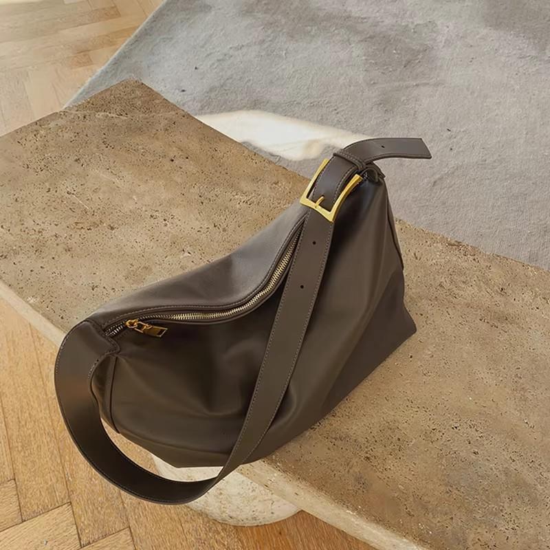 Large Capacity Shoulder Bag Pu Leather Messenger Bag Commuting Casual Use Underarm Bag Trendy Women Totes Handbag Quality