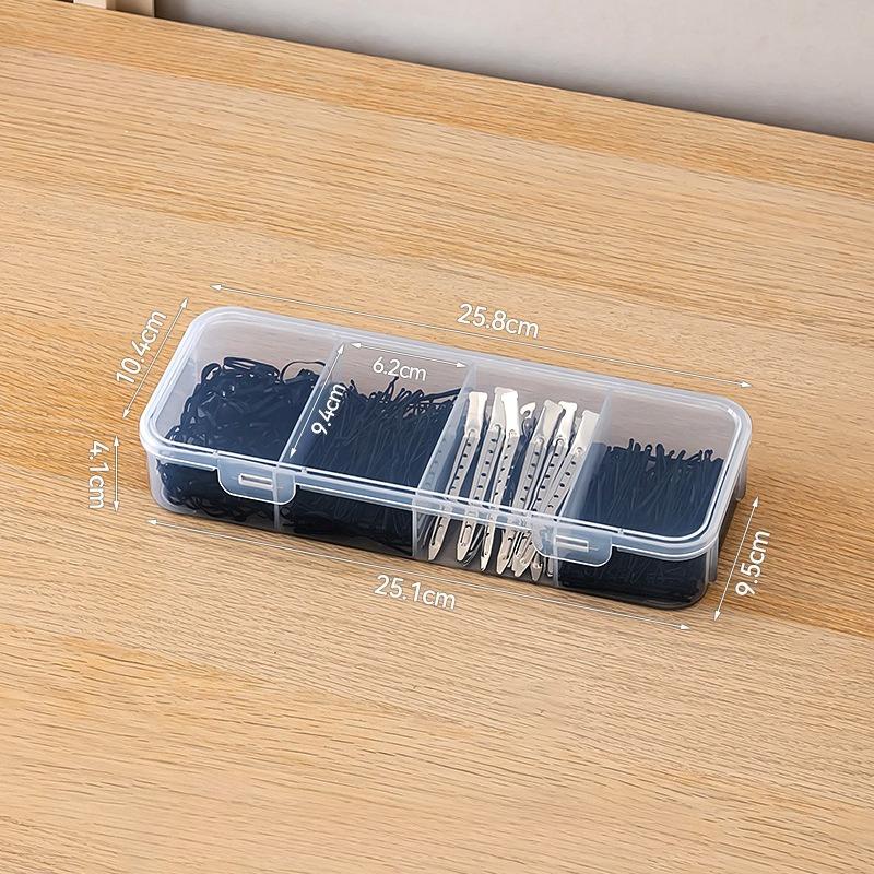 

Многоячеистый органайзер-коробка для укладки волос для U-заколок, резинок и аксессуаров, Профессиональный кейс для хранения для визажистов